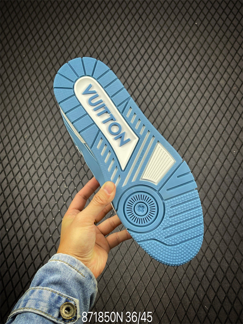 L X V Trainer Sneaker Low Sky Blue detail 4
