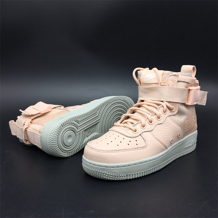 NK SF Air Force 1 Mid Orange Quartz AA3966-800 detail 3