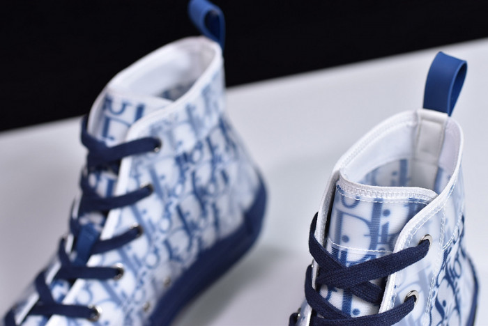 B23 Oblique High Top Sneakers bule T00480H069 detail 13