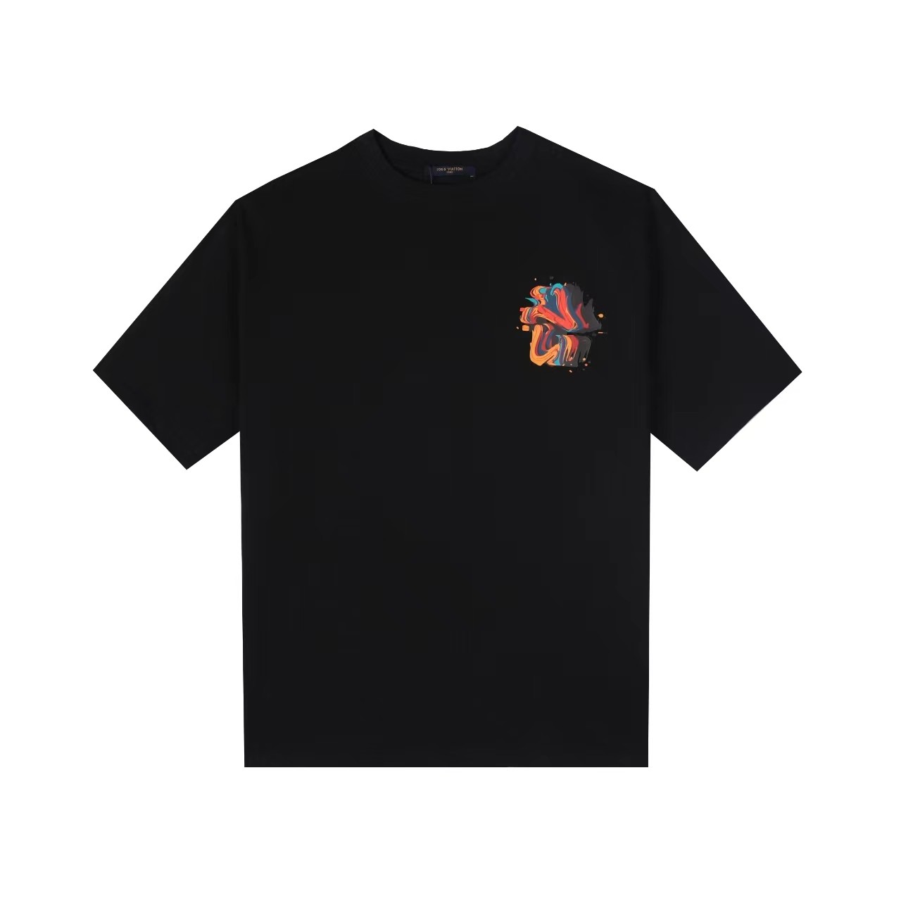 L X V 23ss front and back patterned t-shirt