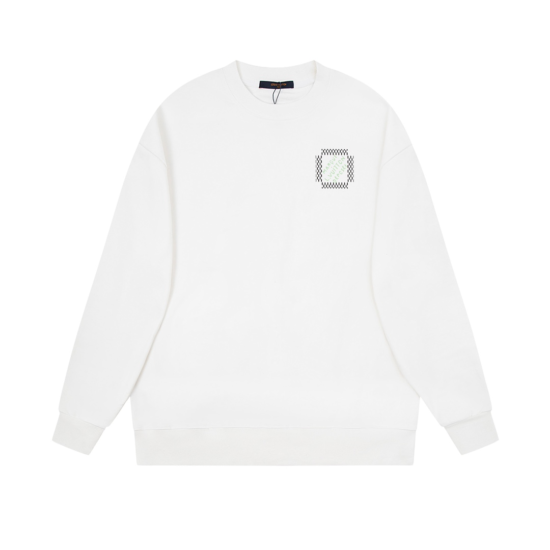 L X V Hoodies White