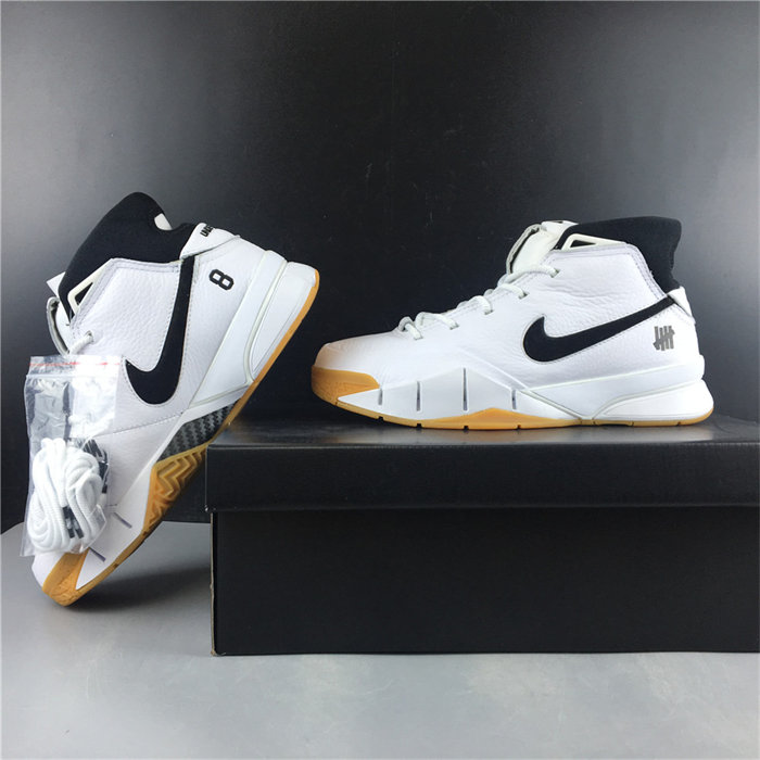 NK Kobe 1 Protro Undefeated White AQ3635-100 detail 2