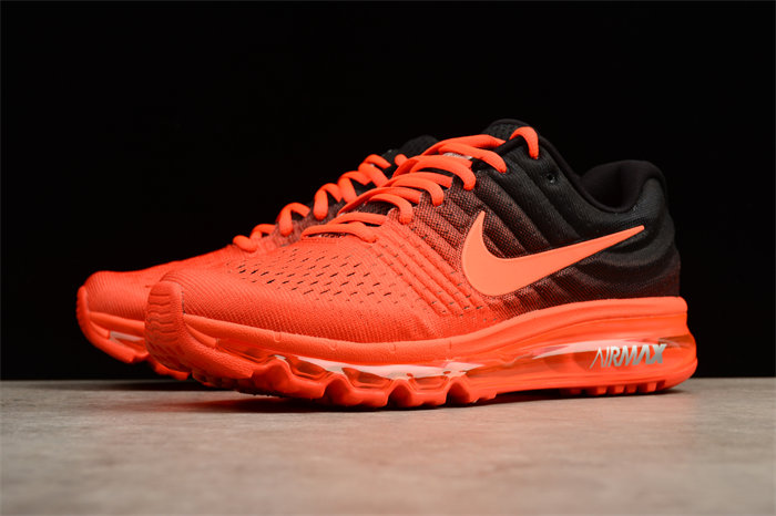 NK Air Max 2017 Bright Crimson Black Fade 849559-600 detail 2