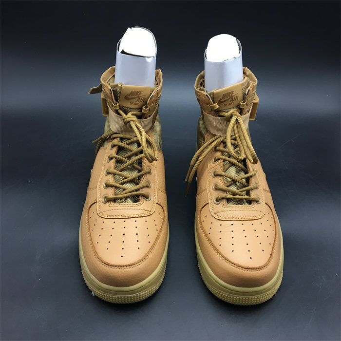 NK SF Air Force 1 Mid Elemental Gold AA3966-700 detail 4