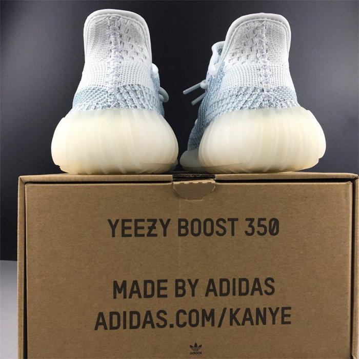 ADS Yeezy Boost 350 V2 Cloud White (Non-Reflective) FW3043 detail 5