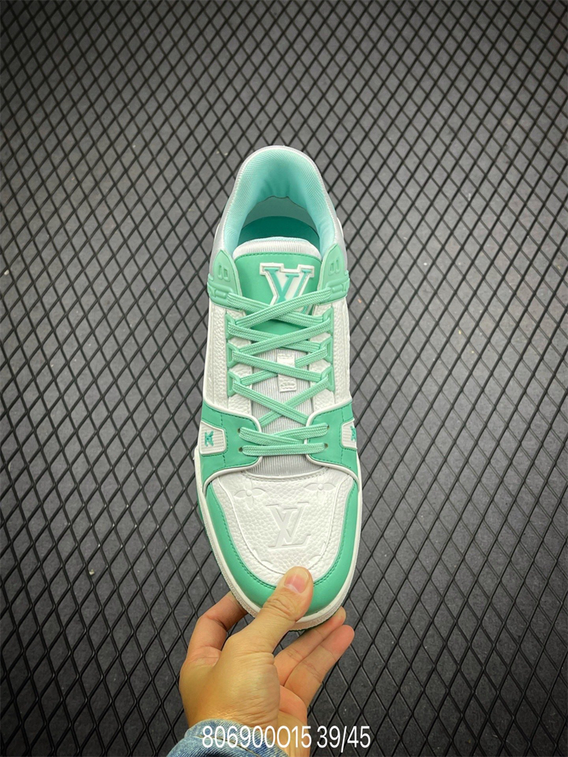 L X V Trainer Sneaker Low Light Green detail 9