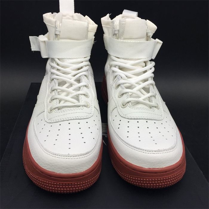 NK SF Air Force 1 Mid Ivory Mars Stone 917753-100 detail 4