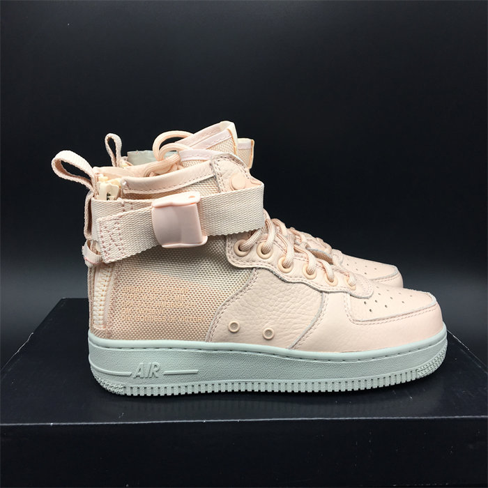 NK SF Air Force 1 Mid Orange Quartz AA3966-800 detail 7
