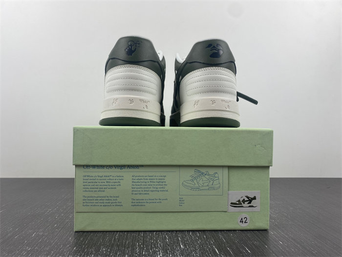 OW Out Of Office OOO Low Tops White Khaki OMIA189S23LEA0015901 detail 5