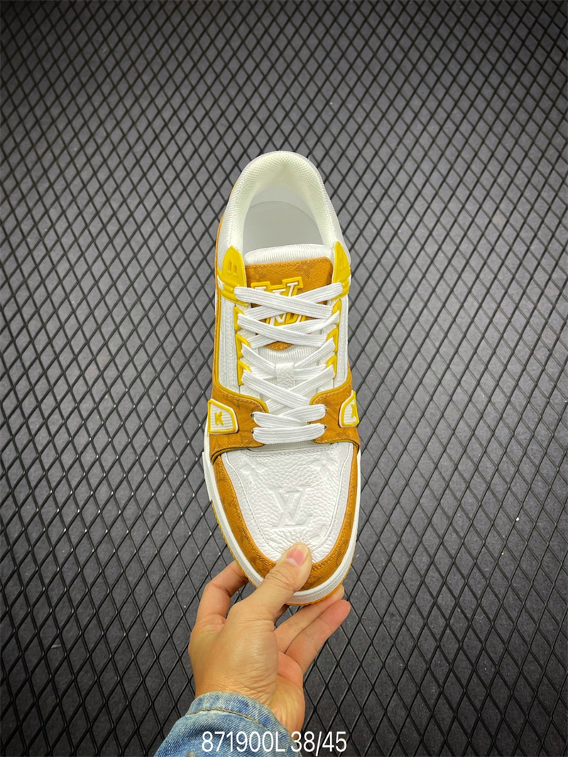 L X V Trainer Sneaker Low Yellow detail 9