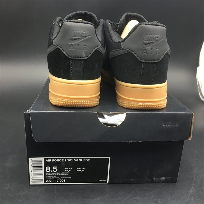 NK Air Force 1 Low '07 LV8 Suede Outdoor Green Gum AA1117-001 detail 5