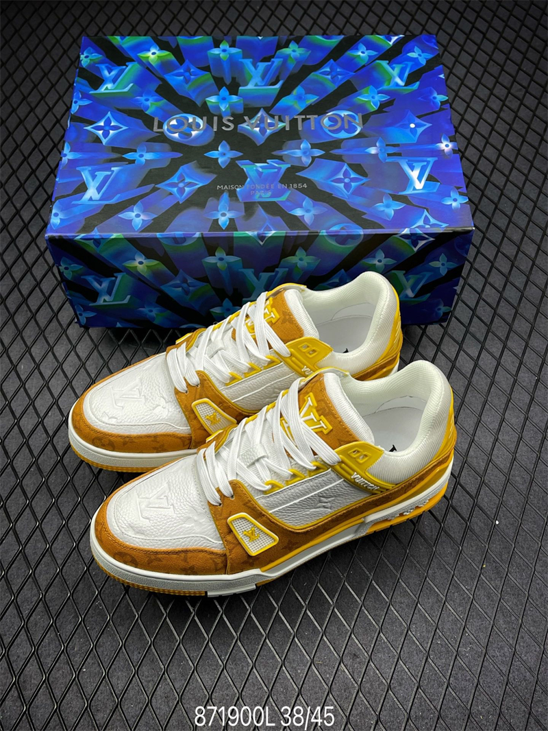 L X V Trainer Sneaker Low Yellow detail 3