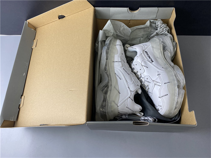 BLCG TRIPLE S BLACK SNEAKER 524039 W09E1 2021 detail 7