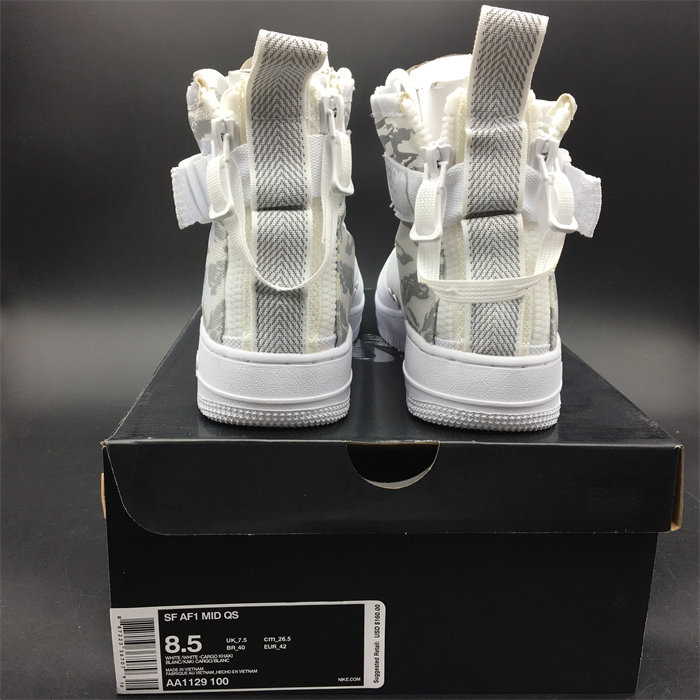 NK SF Air Force 1 Mid Winter Camo AA1129-100 detail 4