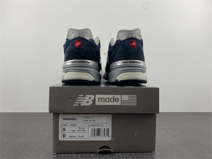 NB 990v3 MiUSA Navy Denim M990NB3 detail 5