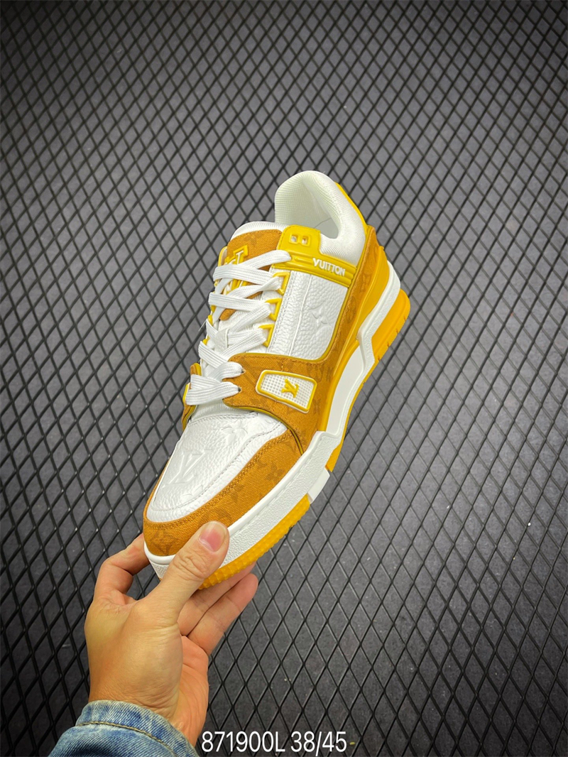 L X V Trainer Sneaker Low Yellow detail 8