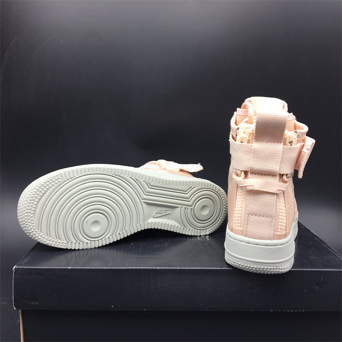 NK SF Air Force 1 Mid Orange Quartz AA3966-800 detail 6