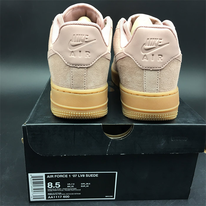 NK Air Force 1 Low Particle Pink Gum AA1117-600 detail 5