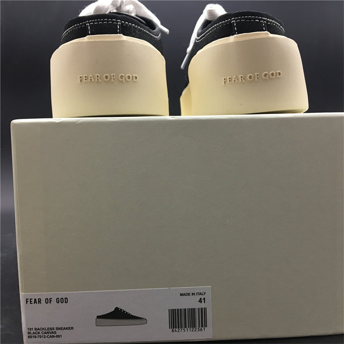 Fear Of God 101 Backless Sneaker Black detail 5