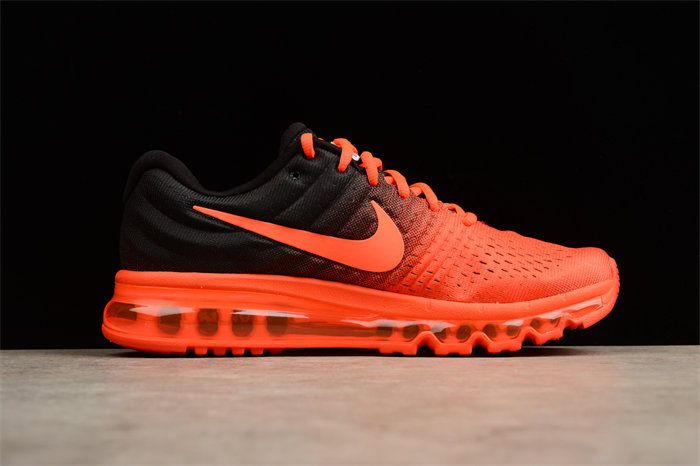 NK Air Max 2017 Bright Crimson Black Fade 849559-600 detail 4