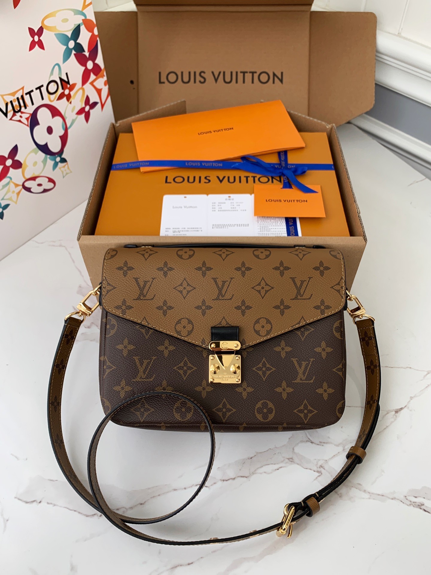 L X V  POCHETTE M&Eacute;TIS  M44876  SIZE:25*19*7cm