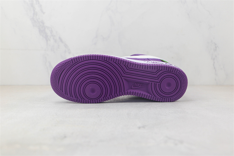 L X V x NK Air Force 1'07 Low "Purple/white/Monogram" detail 8