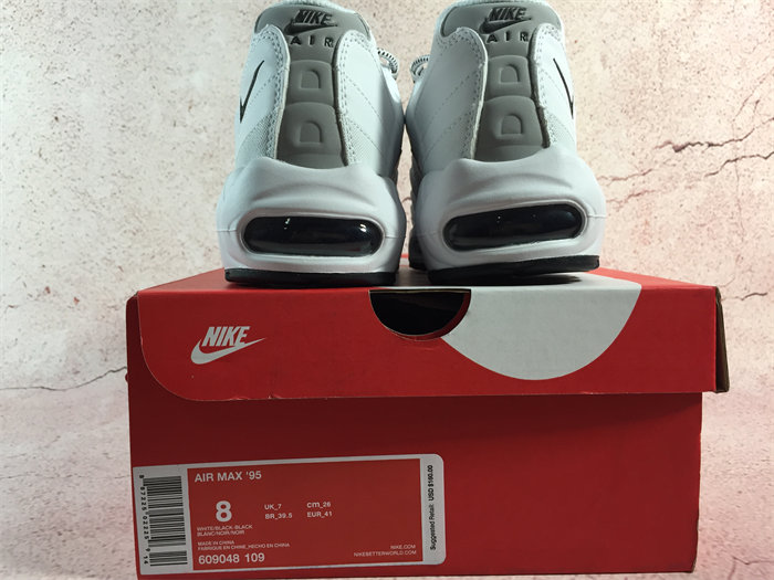 NK Air Max 95 White Black 609048-109 detail 7