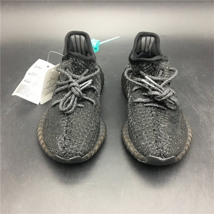 ADS Yeezy Boost 350 V2 Static Black (Reflective) FU9007 detail 4