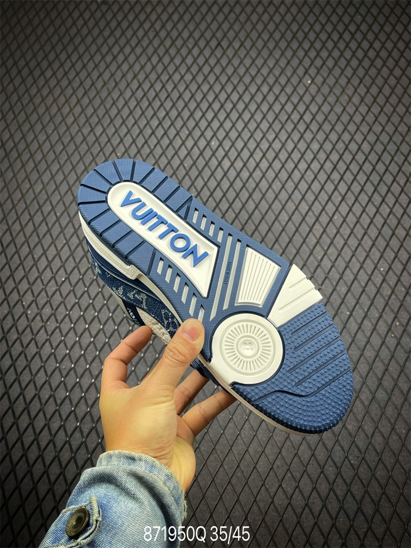 L X V Trainer Sneaker Low Blue detail 4