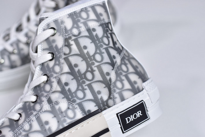 B23 Oblique High Top Sneakers white T004801-1069 detail 8