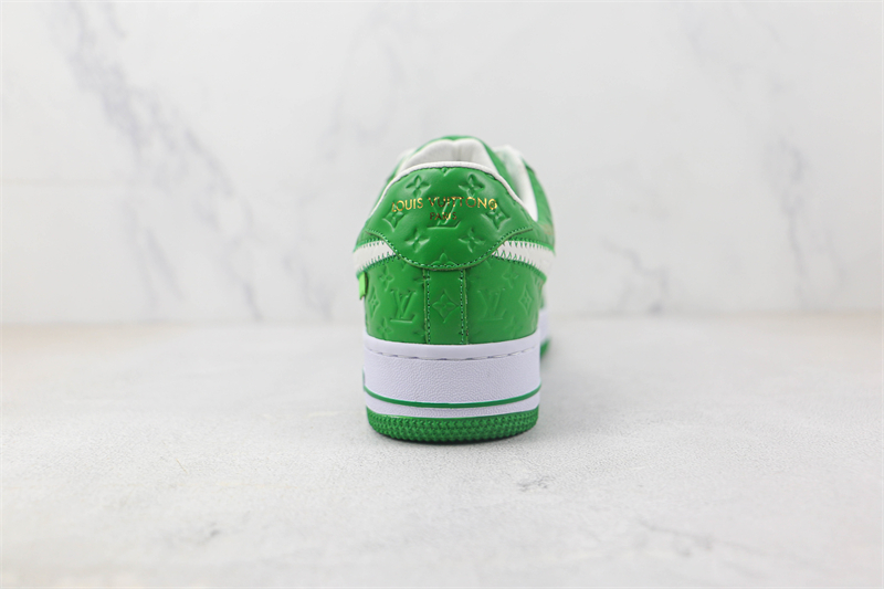 L X V x NK Air Force 1'07 Low "Green/white/Monogram" detail 6