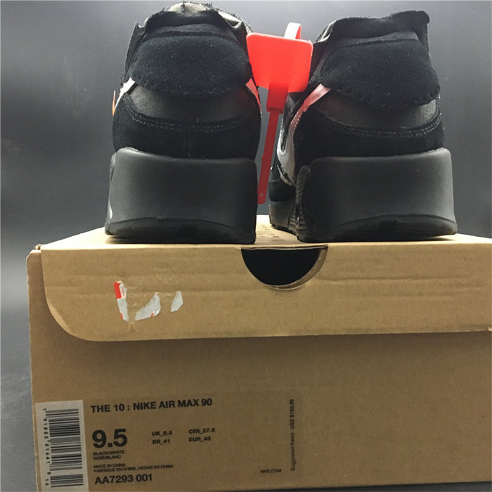 NK Air Max 90 OW Black AA7293-001 detail 5