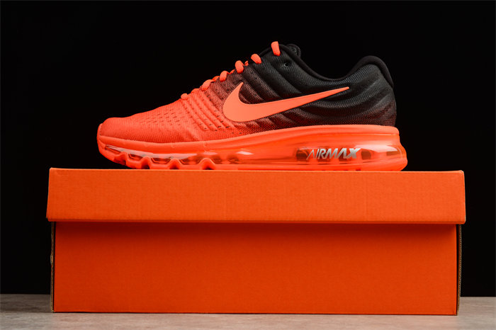 NK Air Max 2017 Bright Crimson Black Fade 849559-600 detail 7