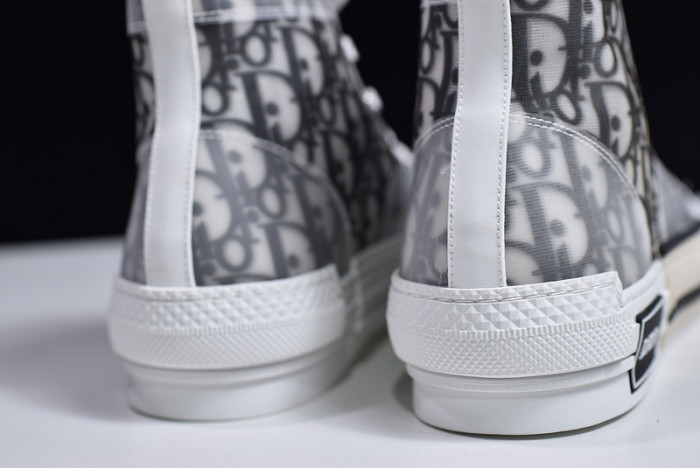 B23 Oblique High Top Sneakers white T004801-1069 detail 12