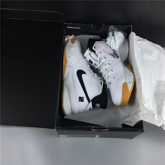 NK Kobe 1 Protro Undefeated White AQ3635-100 detail 7