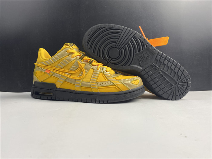 NK Air Rubber Dunk OW University Gold CU6015-700 detail 3