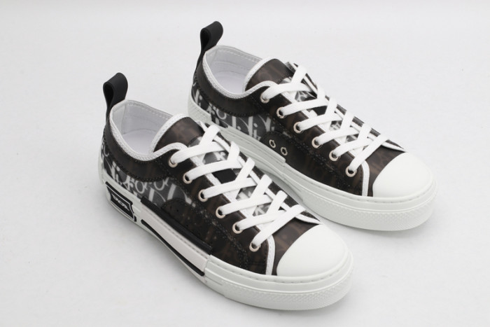 B23 OBLIQUE LOW black white SNEAKERS T00480H051 detail 5