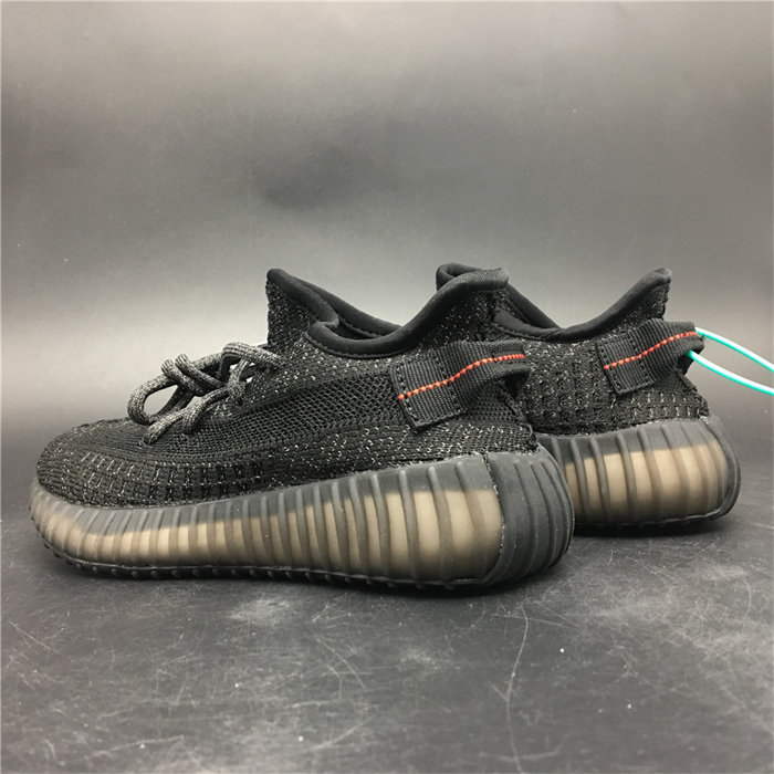 ADS Yeezy Boost 350 V2 Static Black (Reflective) FU9007 detail 2