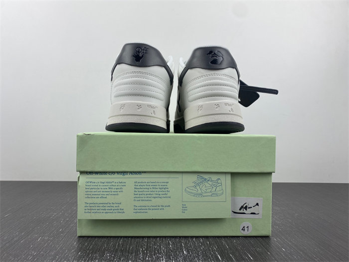 OW Out Of Office OOO 30 MM Low Tops Black White Blue OMIA189C99LEA0010110 detail 5