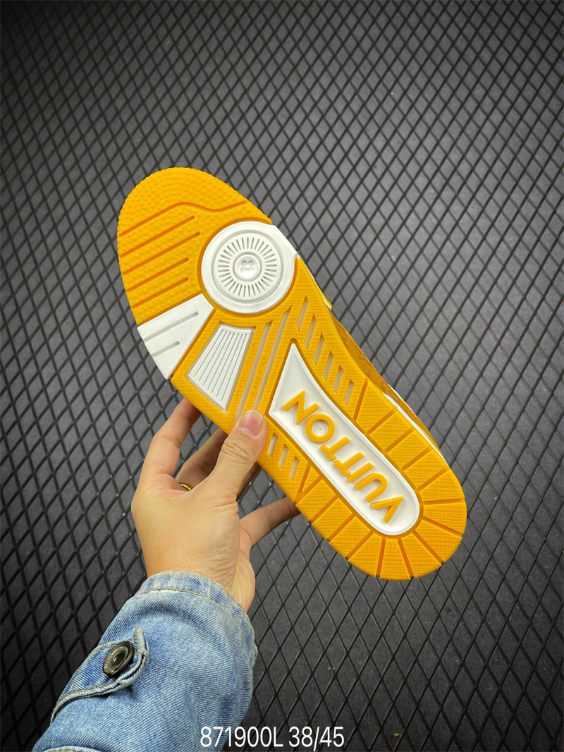L X V Trainer Sneaker Low Yellow detail 4