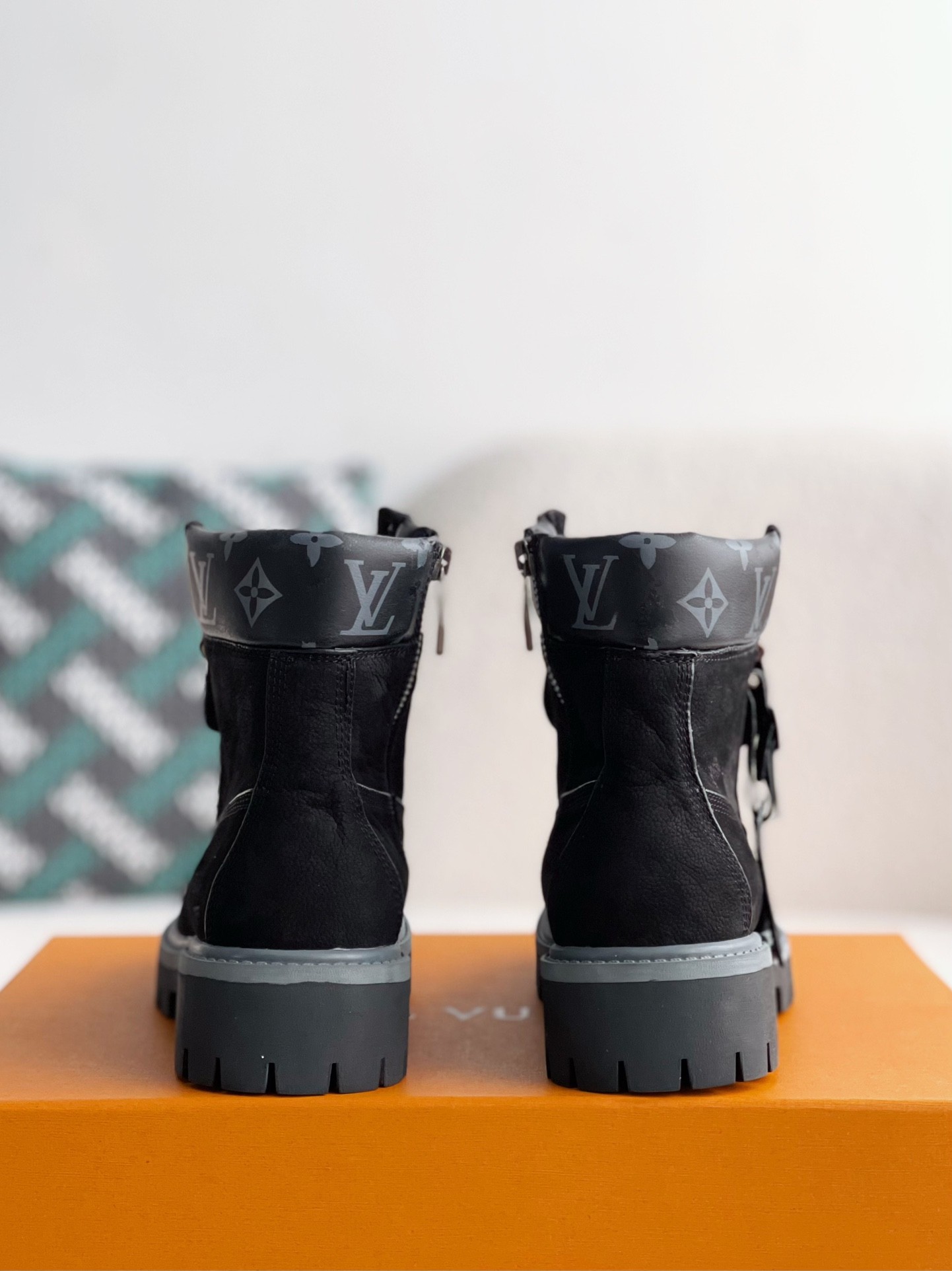 L X V & Timland Martin boots detail 3