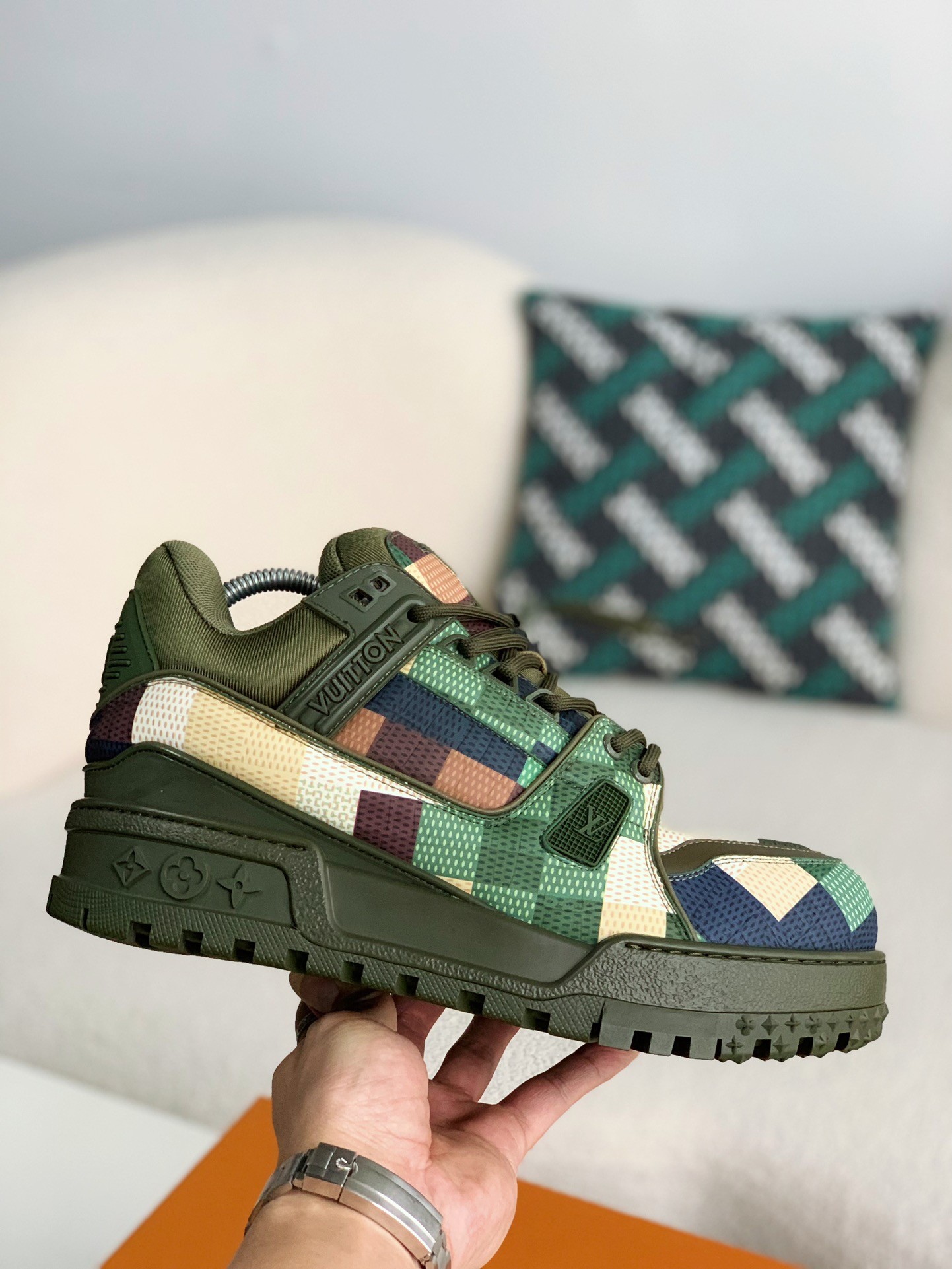 L X V TRAINER MAXI SNEAKERS detail 6