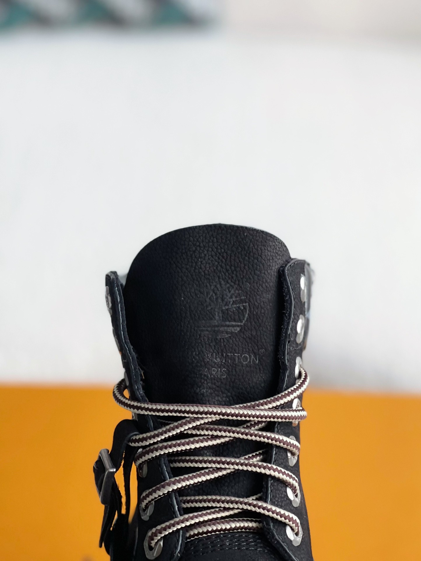 L X V & Timland Martin boots detail 9