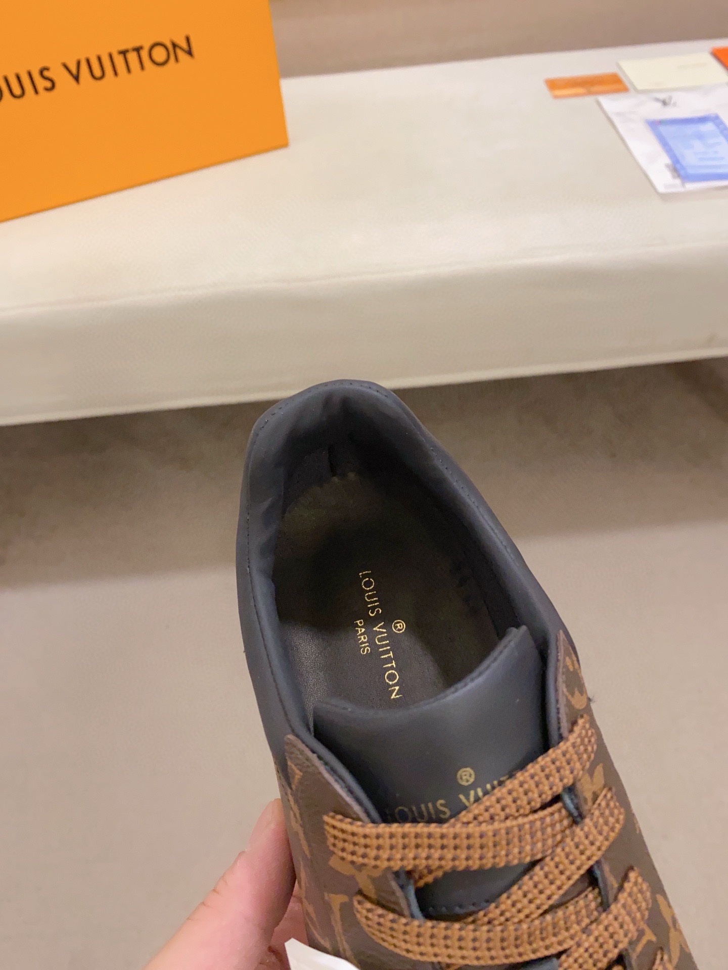 L X V luxembourg sneaker detail 8