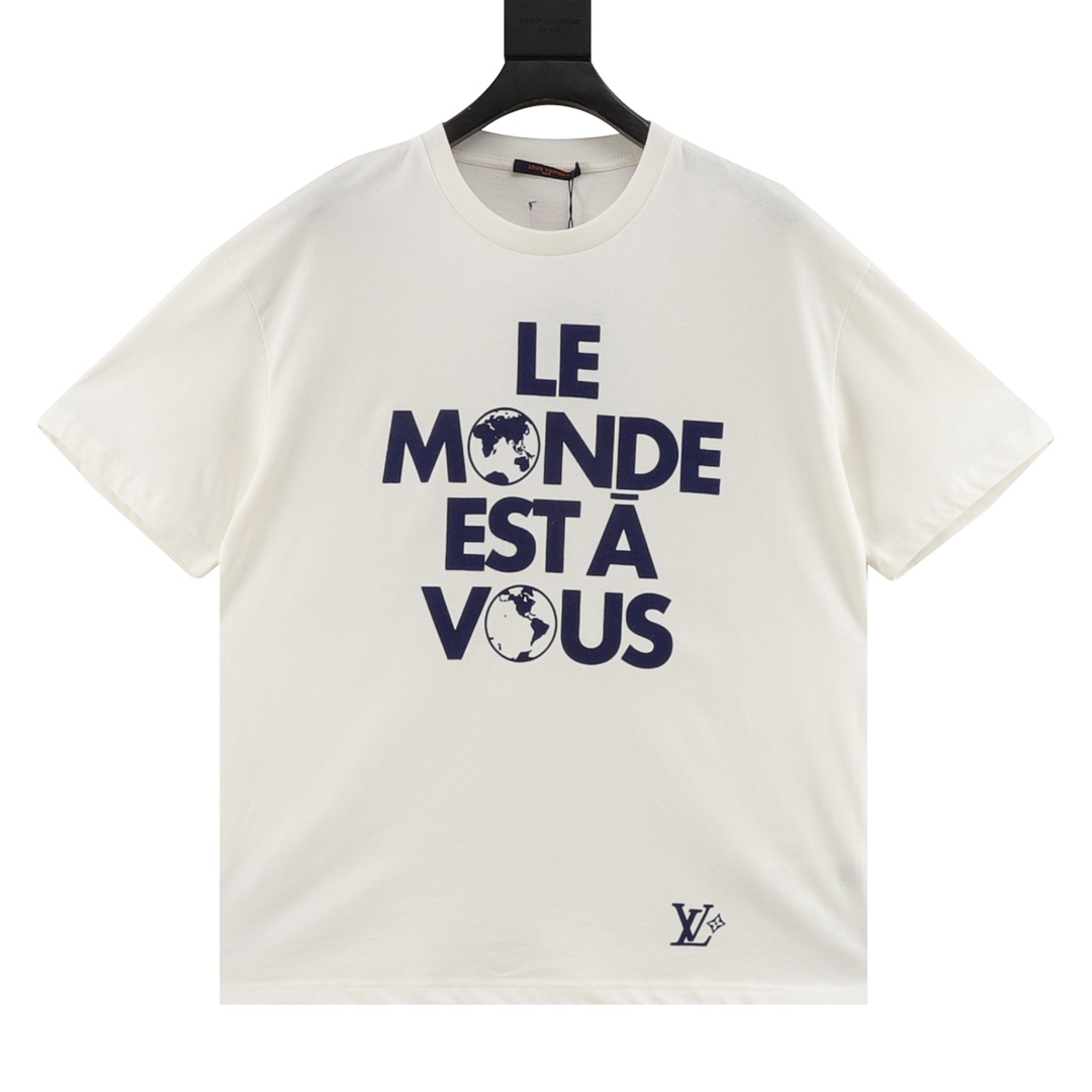 L X V Logo lettering T-shirt