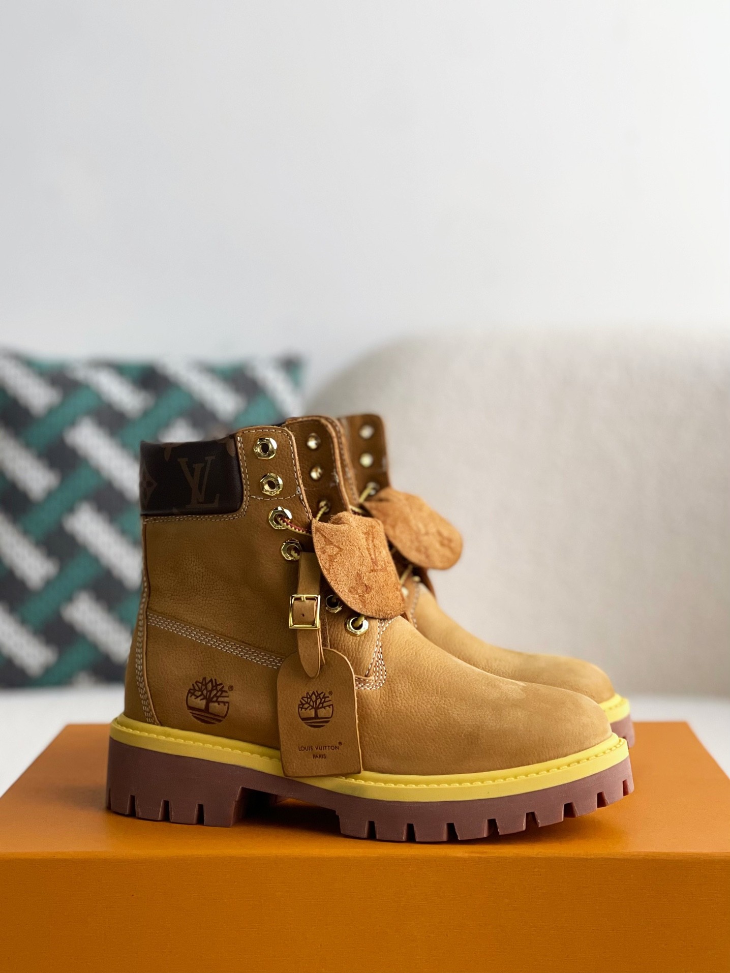 L X V & Timland Martin boots detail 2