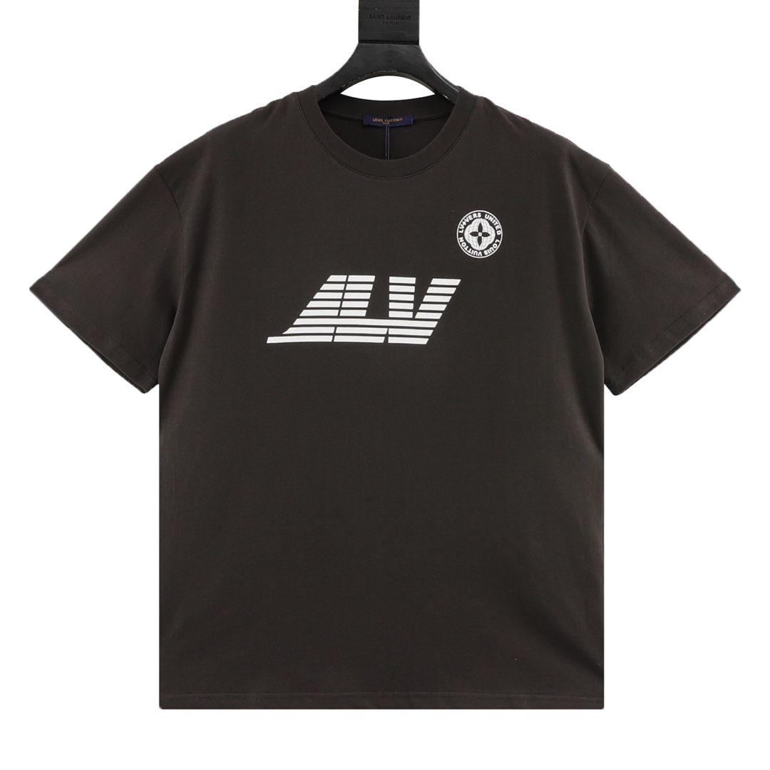 L X V Logo lettering T-shirt