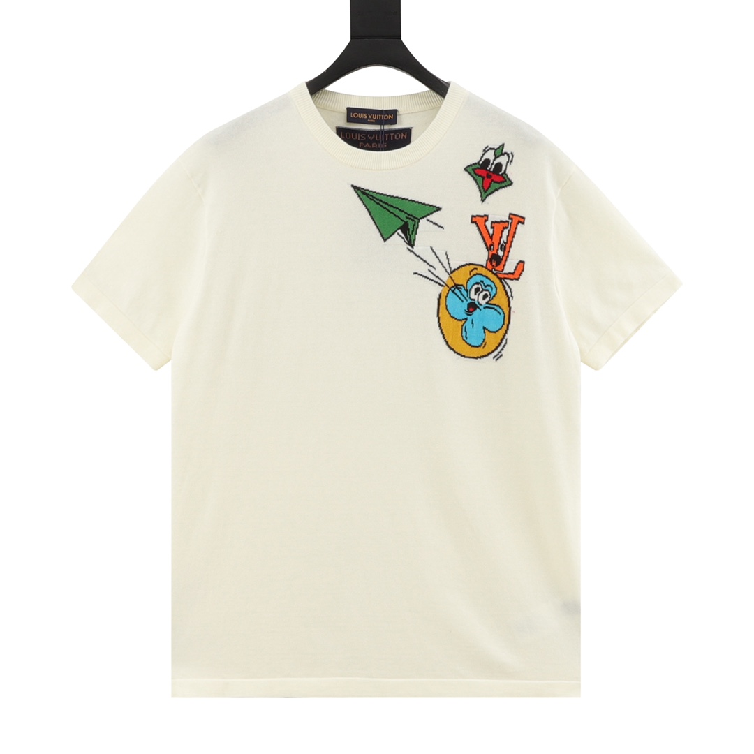 L X V Logo lettering T-shirt