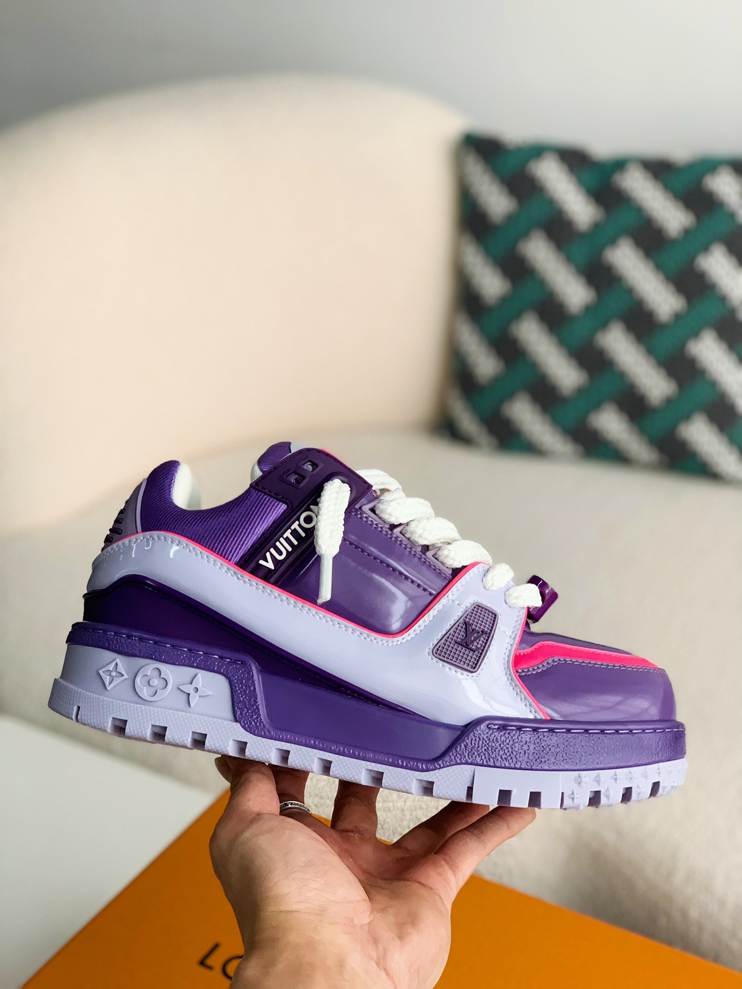 L X V TRAINER MAXI SNEAKERS detail 6