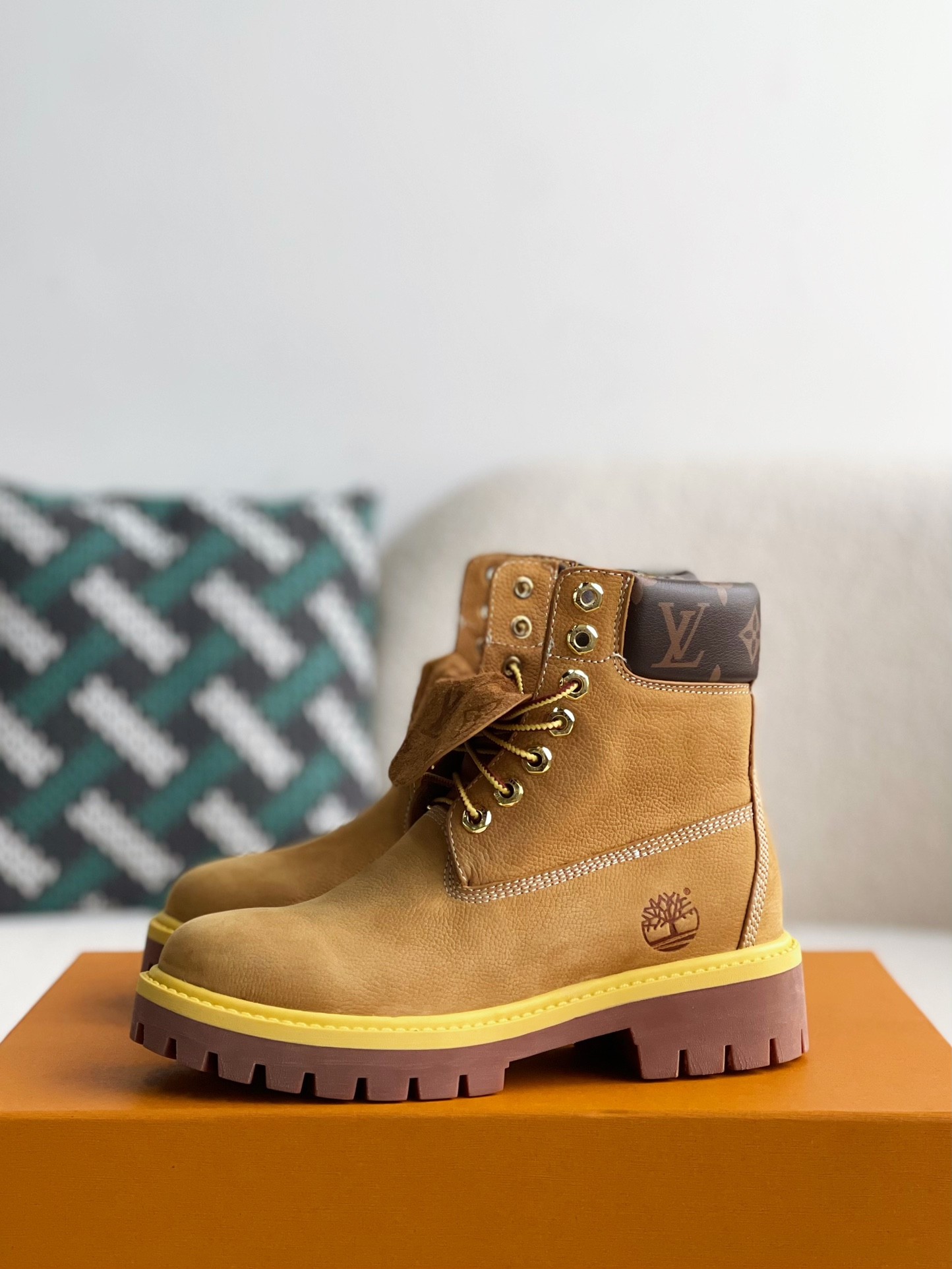 L X V & Timland Martin boots